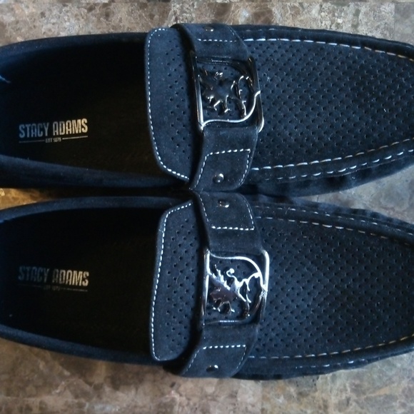 Stacy Adams Loafers, size 9, black - Picture 3 of 8